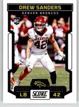 2023 Score Base Set #377 Drew Sanders