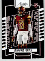 2023 Panini Absolute (Retail) #152 Emmanuel Forbes