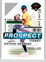 2024 Panini Prospect Edition Prospect Ticket #109 Nathan Dettmer