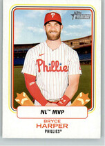 2022 Topps Heritage High Number Award Winners #AW-2 Bryce Harper