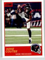 2019 Score Base Set #45 Keke Coutee