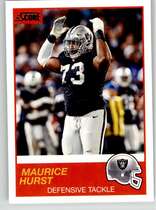 2019 Score Base Set #36 Maurice Hurst