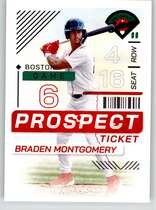 2024 Panini Prospect Edition Prospect Ticket #38 Braden Montgomery