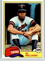1981 Topps Base Set #569 Al Williams