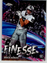 2024 Topps Chrome Finesse #F-8 Brock Bowers