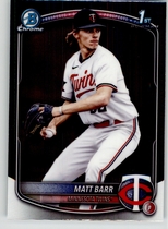 2025 Bowman Chrome Draft #BDC-154 Matt Barr