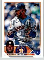 2023 Topps Base Set #55 Cristian Javier