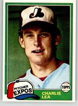 1981 Topps Base Set #293 Charlie Lea