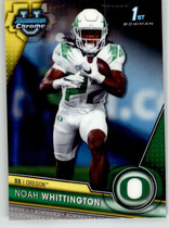 2023 Bowman Chrome University #187 Noah Whittington