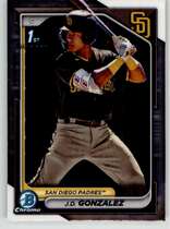 2024 Bowman Chrome Prospects #BCP-111 J.D. Gonzalez