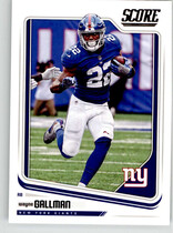 2018 Score Base Set #234 Wayne Gallman