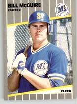 1989 Fleer Base Set #553 Bill McGuire