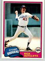 1981 Topps Base Set #191 Rick Sutcliffe