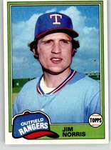1981 Topps Base Set #264 Jim Norris
