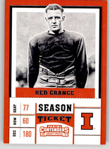 2017 Panini Contenders Draft Picks #83 Red Grange