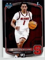 2025 Bowman Chrome Prospects #BCP-36 Darrion Williams