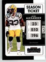 2021 Panini Contenders #37 Jaire Alexander