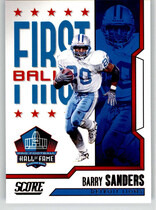 2023 Score First Ballot #9 Barry Sanders