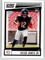 2022 Score Base Set #395 Velus Jones Jr.