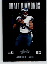 2025 Panini Absolute Draft Diamonds #1 Jalen Hurts