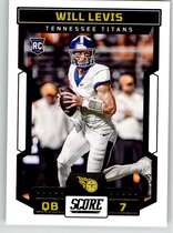2023 Score Base Set #303 Will Levis