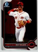 2022 Bowman Chrome Draft #BDC-100 Matt Mclain