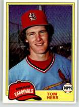 1981 Topps Base Set #266 Tom Herr