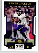 2023 Score Base Set #188 Lamar Jackson