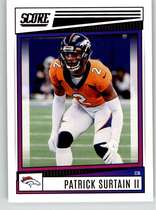 2022 Score Base Set #82 Patrick Surtain Ii