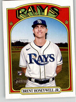 2021 Topps Heritage High Number #523 Brent Honeywell Jr.