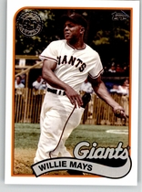 2024 Topps Update 1989 Topps #89US-3 Willie Mays