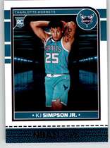 2024 Panini NBA Hoops #272 Kj Simpson Jr.