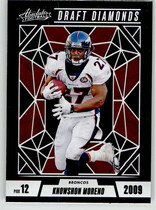 2024 Panini Absolute Draft Diamonds #13 Knowshon Moreno