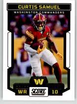 2023 Score Base Set #257 Curtis Samuel