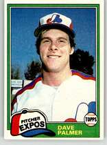 1981 Topps Base Set #607 David Palmer