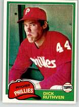 1981 Topps Base Set #691 Dick Ruthven