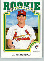 2022 Topps Heritage High Number Rookie Performers #RP-10 Lars Nootbaar