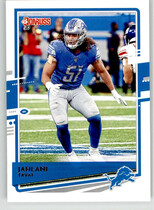 2020 Donruss Base Set #101 Jahlani Tavai