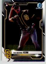 2021 Bowman Chrome #97 Ha-Seong Kim