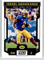 2023 Score Base Set #326 Israel Abanikanda