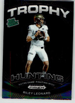 2024 Panini Prizm Draft Picks Trophy Hunting #21 Riley Leonard