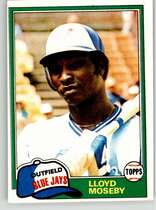 1981 Topps Base Set #643 Lloyd Moseby