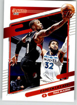 2021 Donruss Base Set #96 Damian Lillard