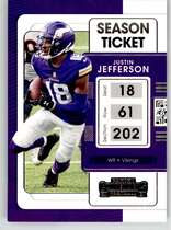 2021 Panini Contenders #63 Justin Jefferson