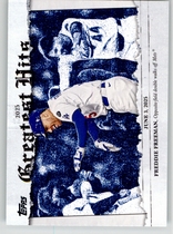 2026 Topps 2025 Greatest Hits #GH-7 Freddie Freeman