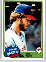 1981 Topps Base Set #197 Jim Kern