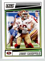 2022 Score Base Set #166 Jimmy Garoppolo