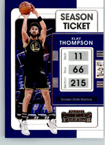 2021 Panini Contenders #20 Klay Thompson