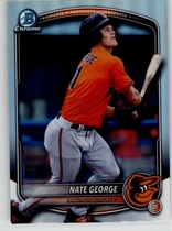 2025 Bowman Chrome Draft Refractor #BDC-113 Nate George
