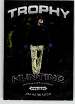 2024 Panini Prizm Draft Picks Trophy Hunting #6 Jim Harbaugh
